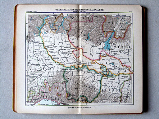 Justus Perthes' Geschichts-Atlas (1898)
14. Oberitalienische Kriegsschauplätze. Grenzen von 1796