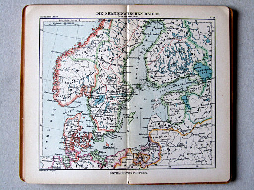 Justus Perthes' Geschichts-Atlas (1898)
21. Die Skandinavischen Reiche. Grenzen von 1660