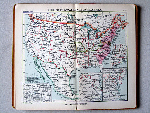 Justus Perthes' Geschichts-Atlas (1898)
24. Die Vereinigten Staaten von Nord-Amerika