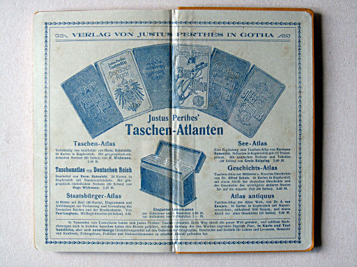 Justus Perthes' Geschichts-Atlas (1904)
Schutblad achterin / Rear endpaper