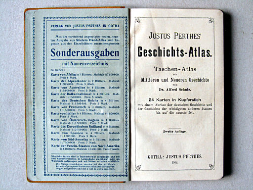 Justus Perthes' Geschichts-Atlas (1904)
Titelpagina / Title page