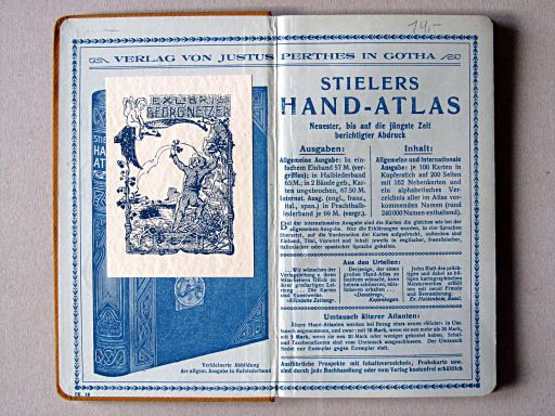 Justus Perthes' Geschichts-Atlas (ca. 1918)
Schutblad voorin / Front endpaper (IX. 18)