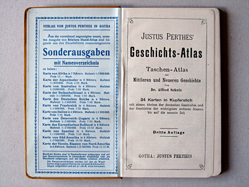 Justus Perthes' Geschichts-Atlas (ca. 1918)
Titelpagina / Title page