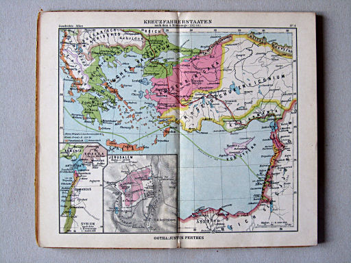 Justus Perthes Geschichtsatlas (1927/43?)
4. Kreuzfahrerstaaten nach dem 4. Kreuzzuge (1202-04)