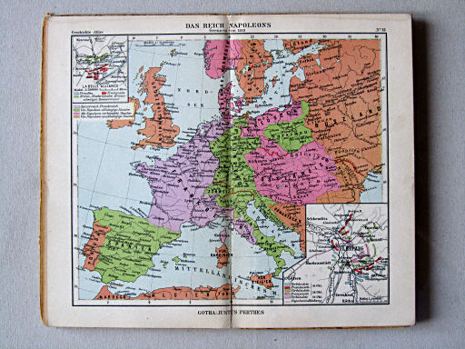 Justus Perthes Geschichtsatlas (1927/43?)
11. Das Reich Napoleons. Grenzen von 1810