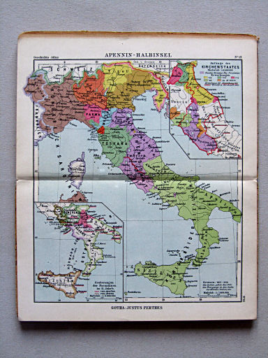 Justus Perthes Geschichtsatlas (1927/43?)
15. Apennin-Halbinsel