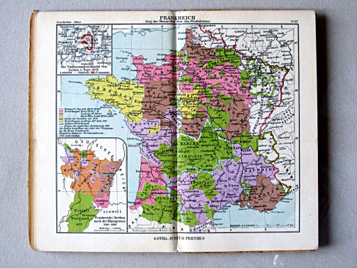 Justus Perthes Geschichtsatlas (1927/43?)
17. Frankreich. Sieg der Monarchie über den Feudalismus