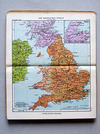Justus Perthes Geschichtsatlas (1927/43?)
18. Die Britischen Inseln von 1485-1830
