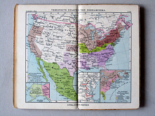 Justus Perthes Geschichtsatlas (1927/43?)
22. Die Vereinigten Staaten von Nord-Amerika