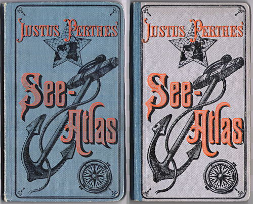 Perthes' See-Atlas
Voorkant banden (1894, 1922)