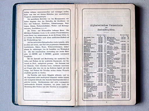 Justus Perthes' See-Atlas (1894)
Voorwoord, havenplattegronden / Preface, harbor plans