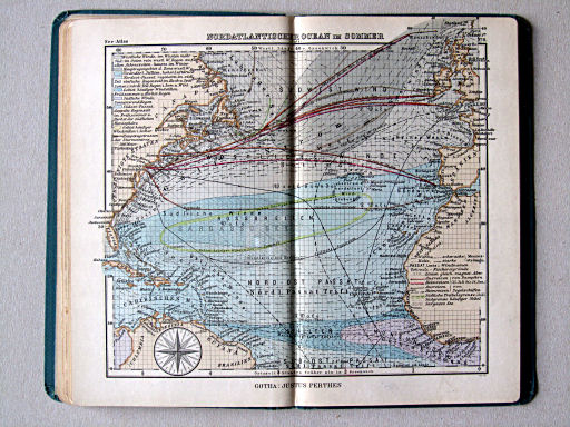 Justus Perthes' See-Atlas (1894)
8. Nordatlantischer Ocean im Sommer