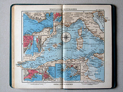 Justus Perthes' See-Atlas (1894)
15. Westliches Mittelmeer