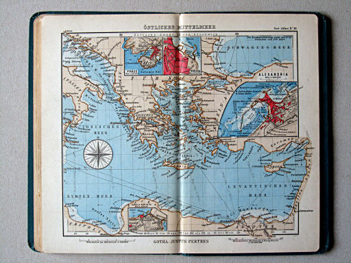 Justus Perthes' See-Atlas (1894)
16. Östliches Mittelmeer