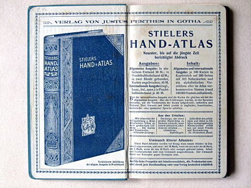 Justus Perthes' See-Atlas (1911)
Schutblad achterin / Rear endpaper