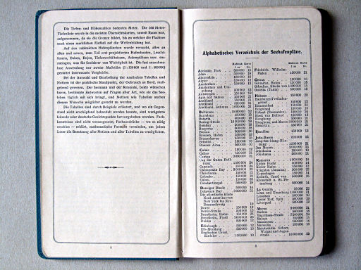 Justus Perthes' See-Atlas (1911)
Voorwoord, havenplattegronden / Preface, harbor plans