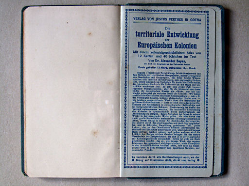 Justus Perthes' See-Atlas (1914)
Schutblad achterin / Rear endpaper