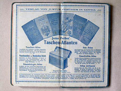Justus Perthes' See-Atlas (1914)
Schutblad achterin / Rear endpaper