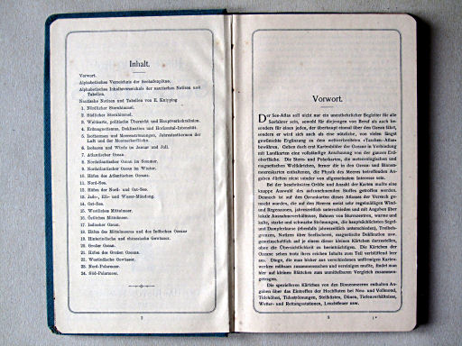 Justus Perthes' See-Atlas (1914)
Inhoudsopgave, voorwoord / Table of contents, preface