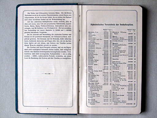 Justus Perthes' See-Atlas (1914)
Voorwoord, havenplattegronden / Preface, harbor plans