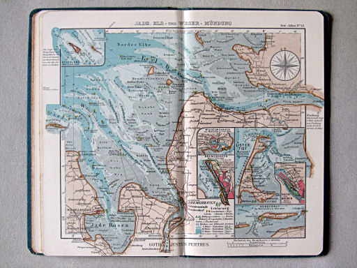 Justus Perthes' See-Atlas (1914)
13. Jade, Elb- und Weser-Mündung