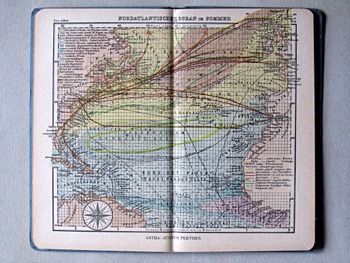 Justus Perthes' See-Atlas (1922)
8. Nordatlantischer Ocean im Sommer