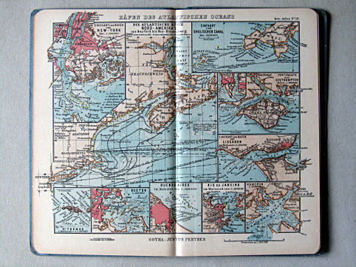 Justus Perthes' See-Atlas (1922)
10. Häfen des Atlantischen Oceans