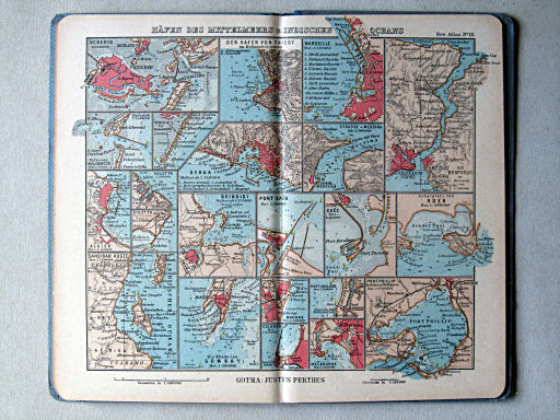 Justus Perthes' See-Atlas (1922)
18. Häfen des Mittelmeers u. Indischen Oceans