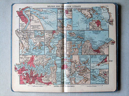 Justus Perthes' See-Atlas (1922)
21. Häfen des Grossen Oceans
