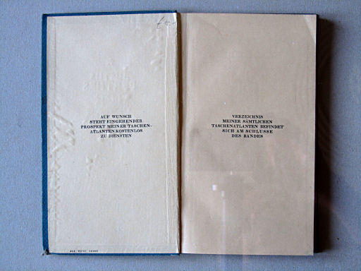 Justus Perthes See-Atlas (1925)
Schutblad voorin / Front endpaper