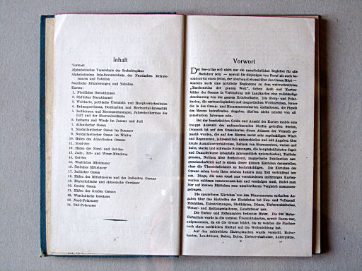 Justus Perthes See-Atlas (1925)
Inhoudsopgave, voorwoord / Table of contents, preface