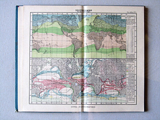 Justus Perthes' See-Atlas (1925)
5. Isothermen und Meeresströmungen