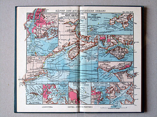 Justus Perthes' See-Atlas (1940)
10. Häfen des Atlantischen Oceans