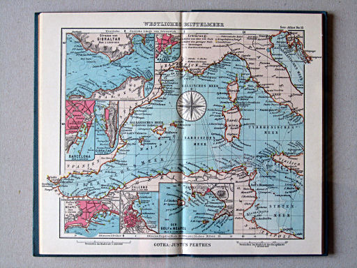 Justus Perthes' See-Atlas (1940)
15. Westliches Mittelmeer