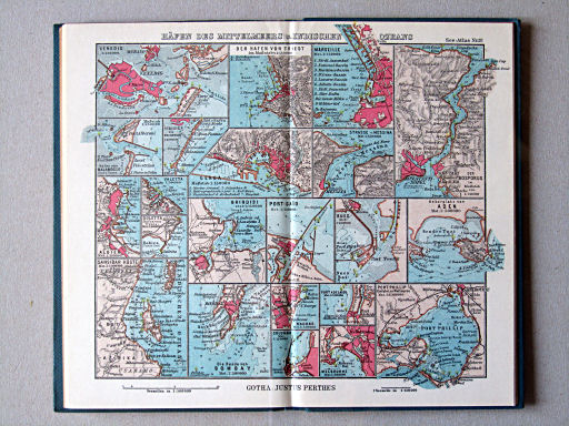 Justus Perthes' See-Atlas (1940)
18. Häfen des Mittelmeers u. Indischen Oceans