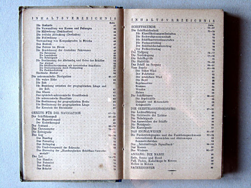 Justus Perthes See-Atlas (1944)
Inhoudsopgave / Table of contents