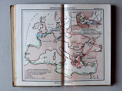 Justus Perthes See-Atlas (1944)
1. Germanische Seefahrten I