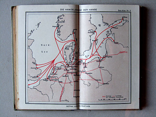 Justus Perthes See-Atlas (1944)
3. Die Handelswege der Hanse