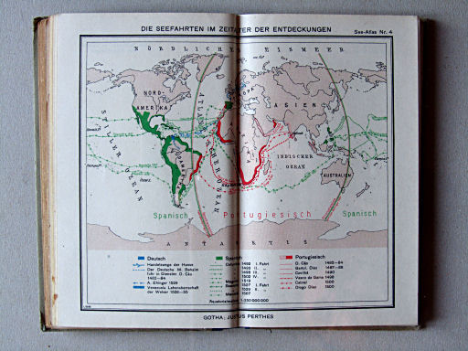 Justus Perthes See-Atlas (1944)
4. Die Seefahrten im Zeitalter der Entdeckungen