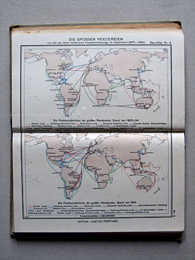 Justus Perthes See-Atlas (1944)
9. Die großen Reedereien (1871-1914)