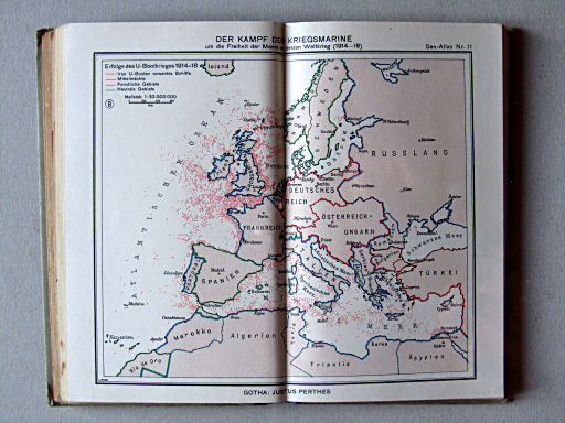 Justus Perthes See-Atlas (1944)
11. Der Kampf der Kriegsmarine (1914-18) B