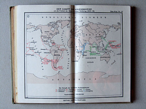 Justus Perthes See-Atlas (1944)
12. Der Kampf der Kriegsmarine (1914-18) C