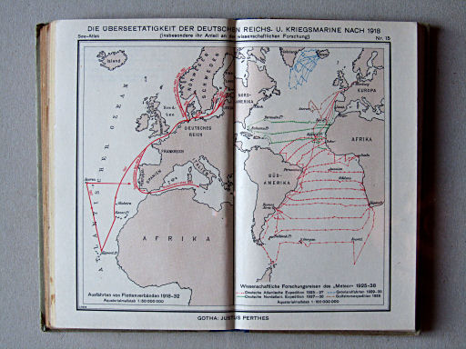 Justus Perthes See-Atlas (1944)
15. Die Überseetätigkeit der Deutschen Reichs- und Kriegsmarine nach 1918