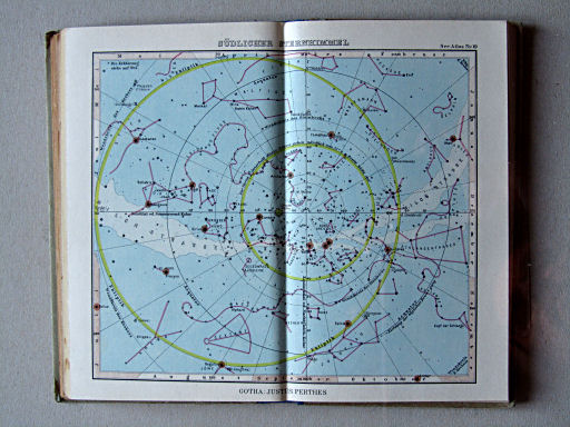 Justus Perthes See-Atlas (1944)
19. Südlicher Sternhimmel