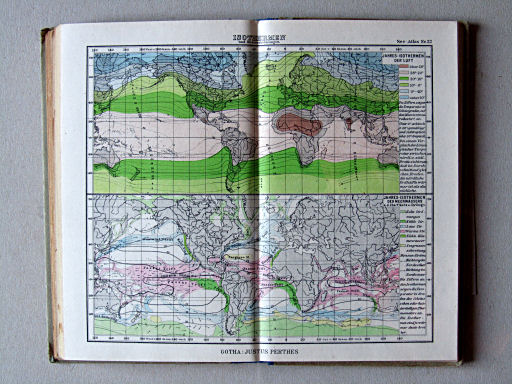 Justus Perthes See-Atlas (1944)
22. Isothermen und Meeresströmungen