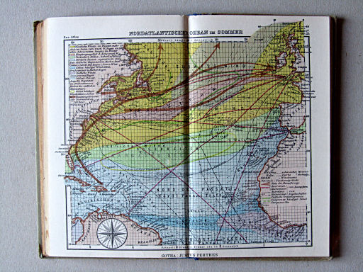 Justus Perthes See-Atlas (1944)
25. Nordatlantischer Ocean im Sommer