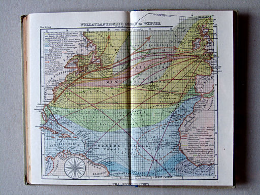 Justus Perthes See-Atlas (1944)
26. Nordatlantischer Ocean im Winter