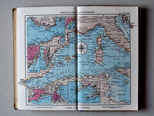 Justus Perthes See-Atlas (1944)
32. Westliches Mittelmeer