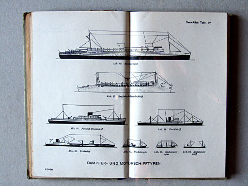 Justus Perthes See-Atlas (1944)
Tafel IV. Dampfer- und Motorschifftypen