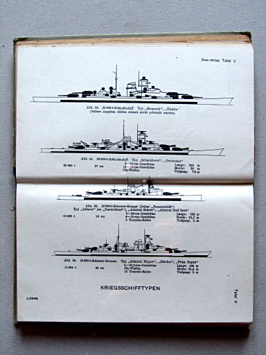 Justus Perthes See-Atlas (1944)
V. Kriegsschifftypen